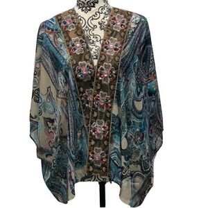 Honey Punch Kimono Top Size Small